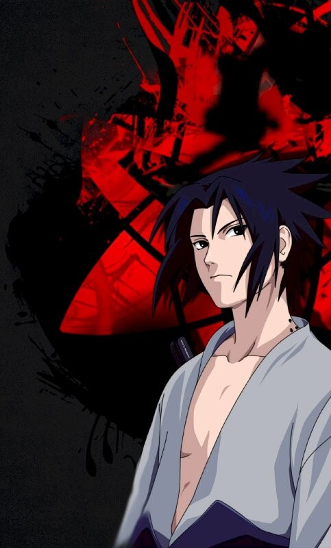 Sasuke đầy quyền lực với ánh mắt sâu thẳm