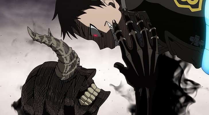 Shinra Kusakabe thể hiện sự quyết tâm