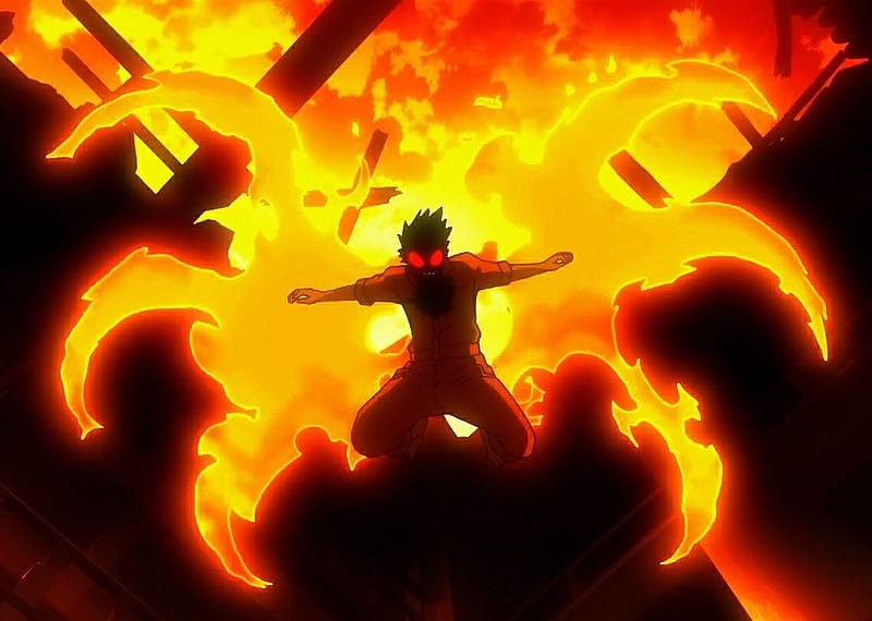 Shinra Kusakabe trong tác phẩm nghệ thuật
