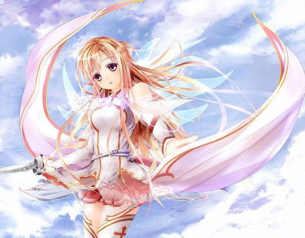 Sự ngại ngùng hiện rõ trên khuôn mặt Asuna