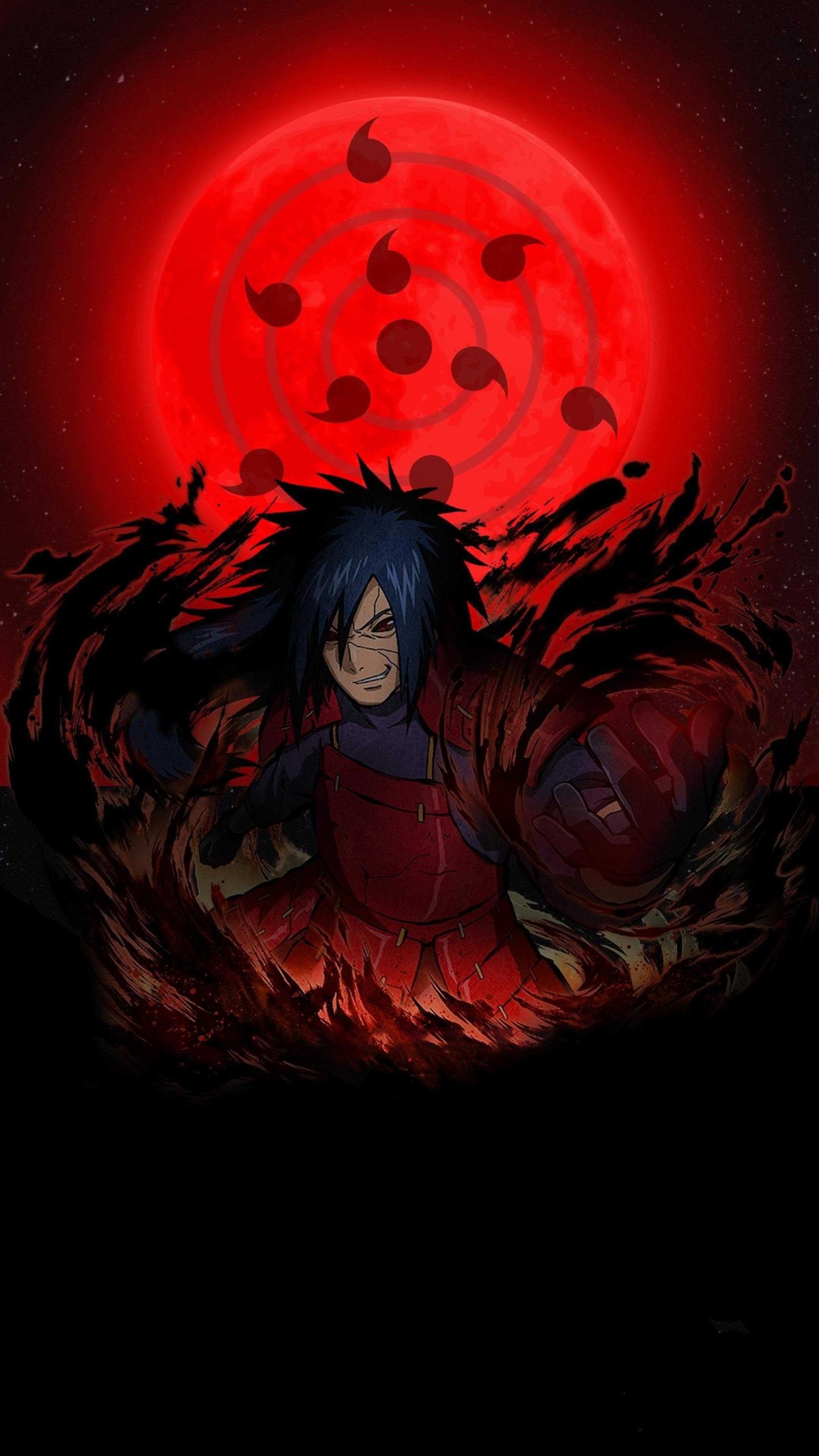 Sự nghiêm nghị trên khuôn mặt Madara Uchiha khiến không ai dám xem thường sức mạnh của anh