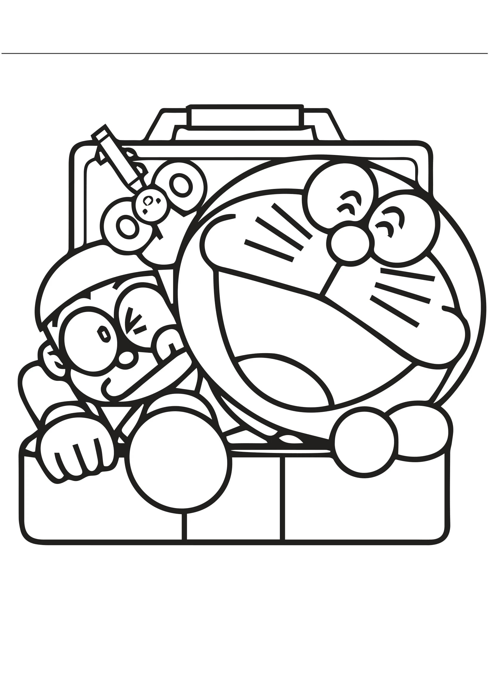 Tải ngay tranh tô màu Nobita miễn phí, bé yêu sẽ thích mê từng chi tiết.