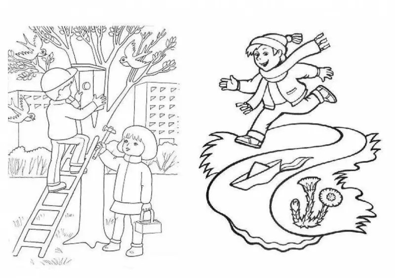Tăng khả năng sáng tạo của bé mầm non với tranh tô màu trường học vui nhộn