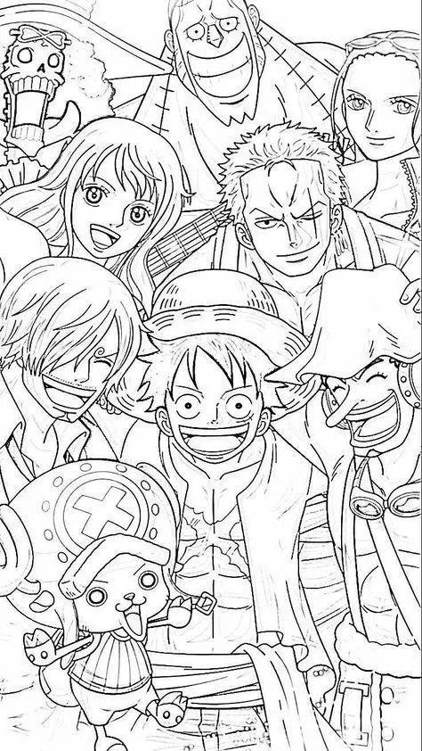 Tô màu các cảnh tượng kịch tính trong One Piece
