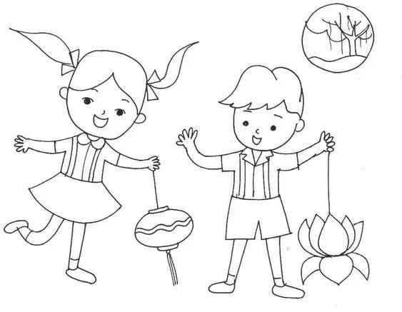 Tô màu đèn ông sao để bé phát triển tư duy sáng tạo ngay từ nhỏ.
