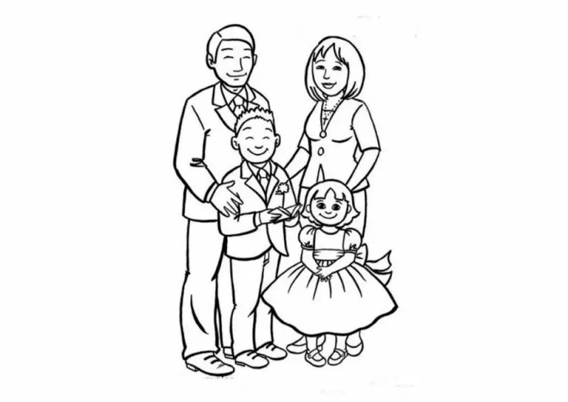 Tô màu gia đình - cách tuyệt vời để dạy con về hạnh phúc gia đình