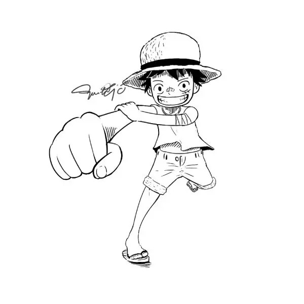 Tô màu nhân vật yêu thích trong One Piece