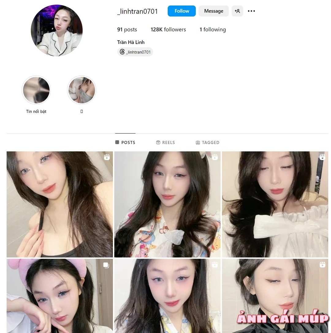 Trần Hà Linh trên TikTok