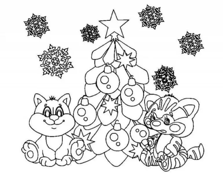 Tranh cây thông Noel cổ điển và hiện đại