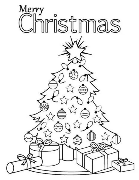 Tranh cây thông Noel độc đáo và hiện đại