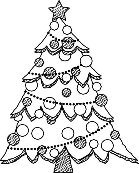 Tranh cây thông Noel hút mắt