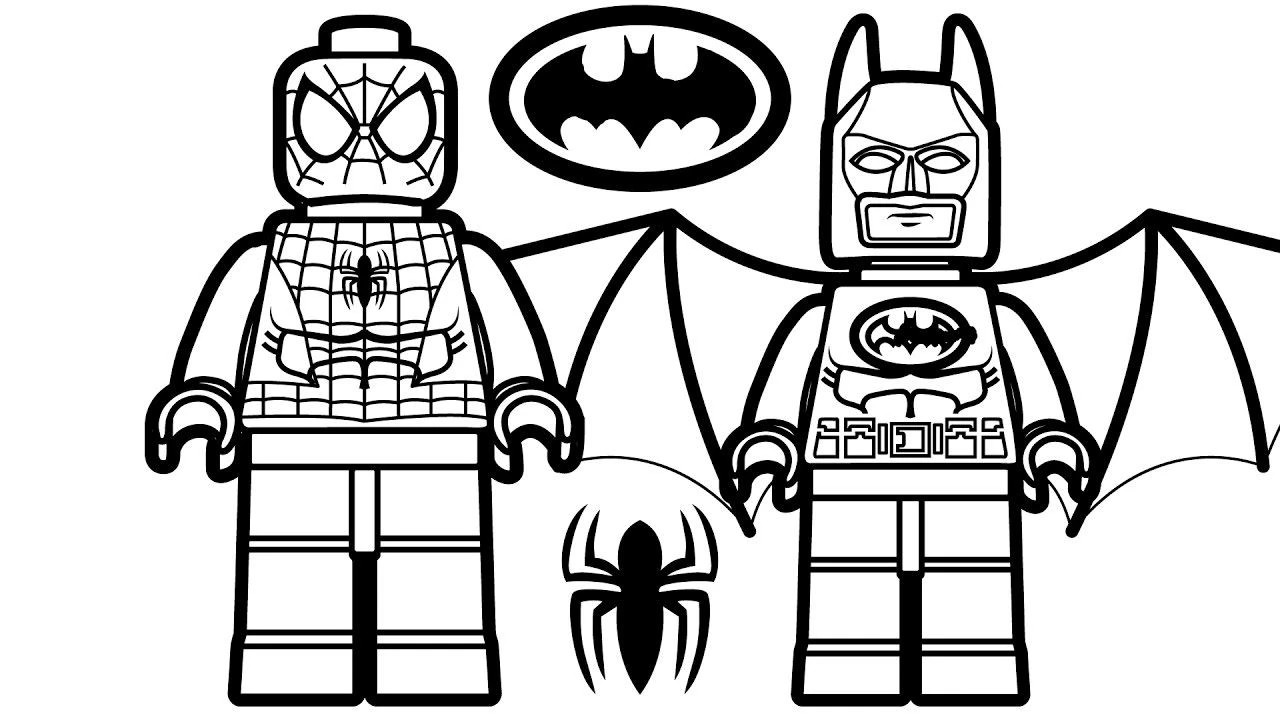 Tranh tô màu Batman dễ thương