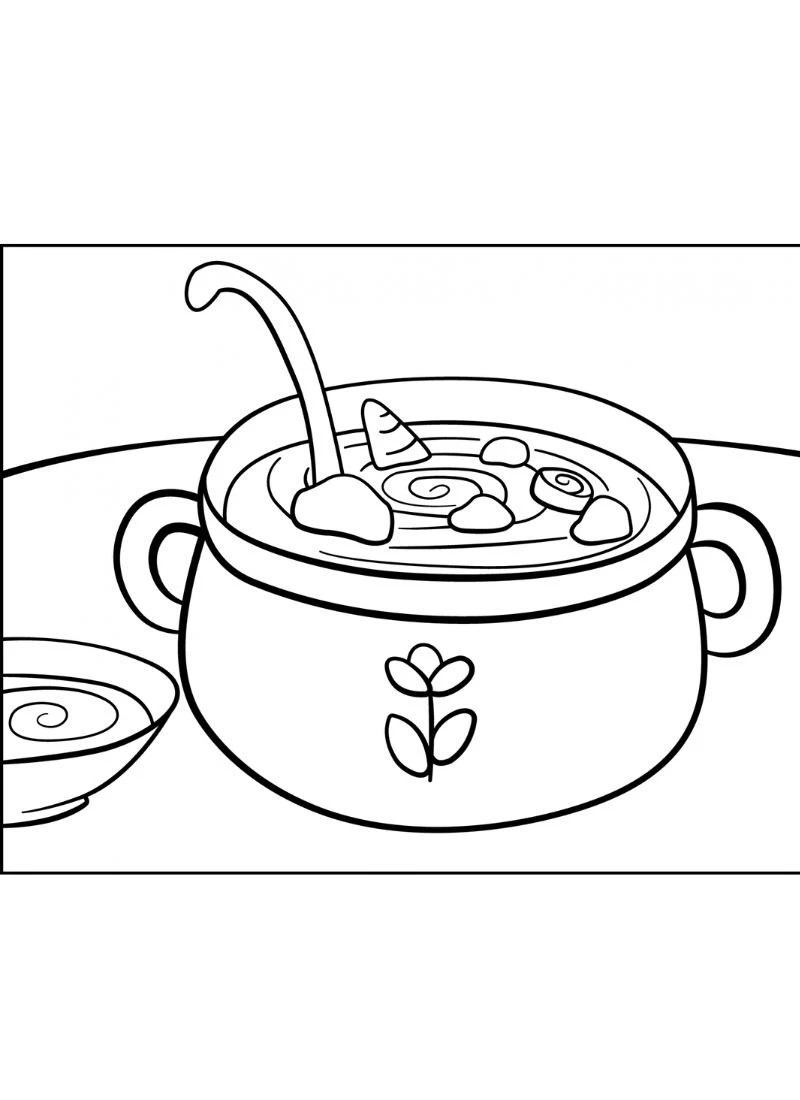 Tranh tô màu cái bát đẹp đa dạng kiểu dáng