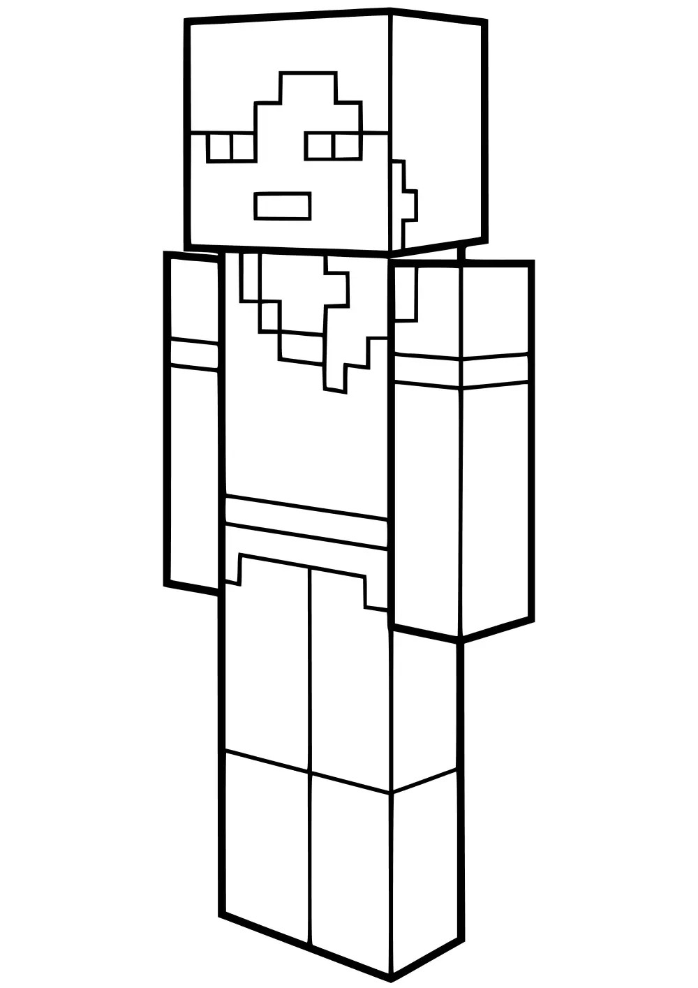 Tranh tô màu Minecraft giúp bé tăng cường khả năng tập trung