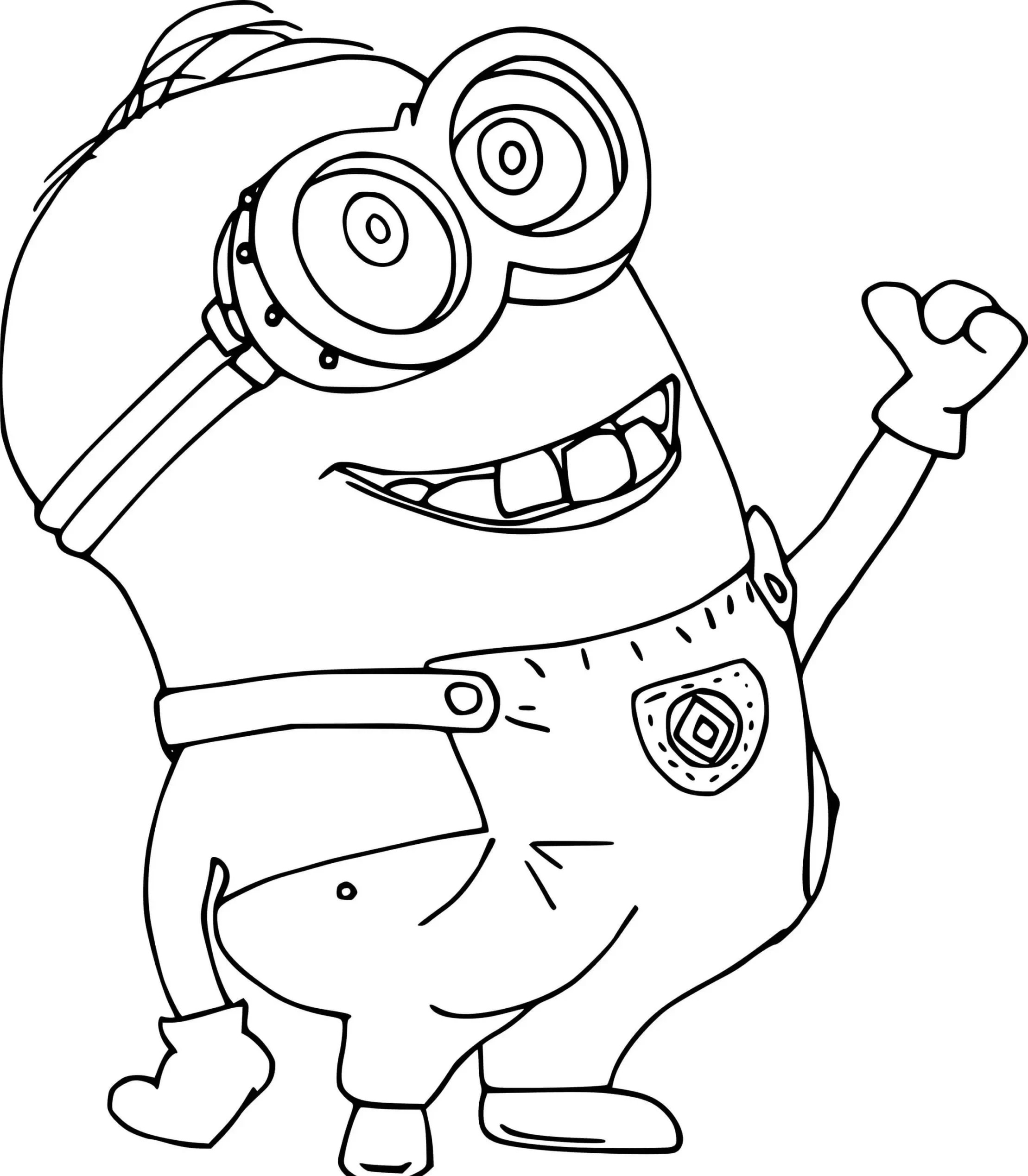 Tranh tô màu minion sinh động
