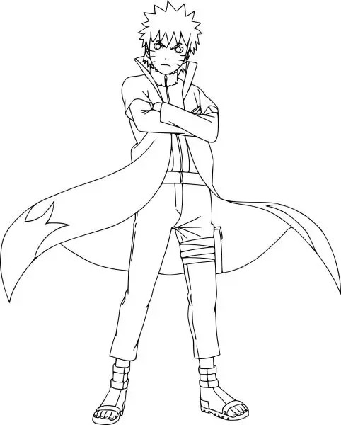 Tranh tô màu Naruto lục đạo 2