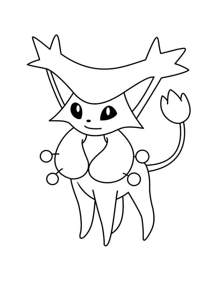 Tranh tô màu Pokemon đẹp mắt