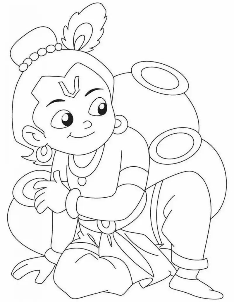 Tranh tô màu trung thu giúp bé phát triển sáng tạo