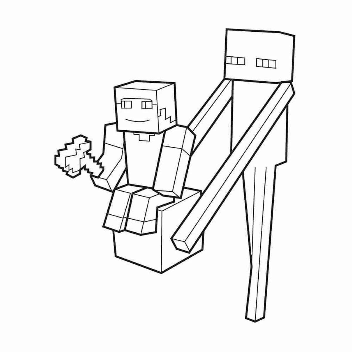 Truy cập trang web để tải tranh tô màu Minecraft miễn phí