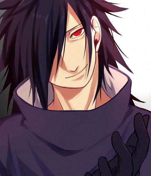 Uchiha Madara trong tư thế chuẩn bị tấn công, sức mạnh toát ra từ từng động tác