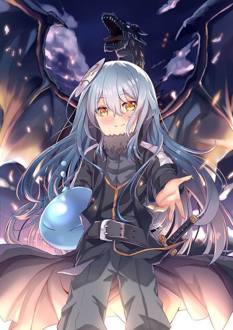 Vẻ dễ thương của Rimuru Tempest