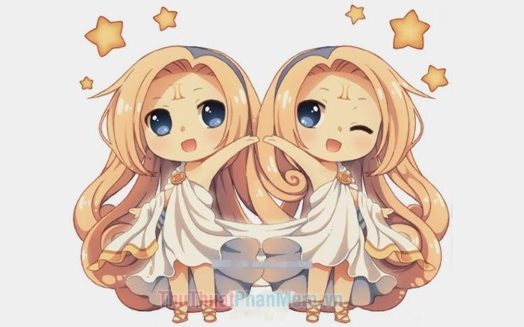 Vẻ đẹp của cung Song Tử trong anime tinh nghịch và thông minh