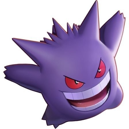 Với đôi mắt sáng rực, Gengar như đang mưu tính điều gì đó